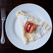 Peach Crepe